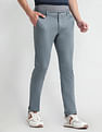 Arrow Sports Solid Dobby Trousers