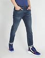 Flying Machine Slash Slim Tapered Fit Stone Wash Jeans