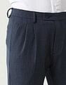 Arrow Slim Fit Solid Trousers