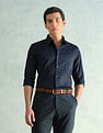 Arrow Newyork Slim Fit Smart Satin Shirt