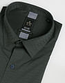 Arrow Newyork Self Design Twill Shirt