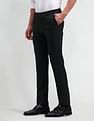 Arrow Denver Slim Fit Solid Trousers