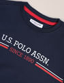 U.S. Polo Assn. Crew Neck Printed Logo Sweatshirt