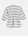 Tommy Hilfiger Kids Girls Checks Regular-Fit Cotton Dress