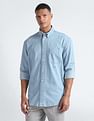Tommy Hilfiger Button Down Collar Cotton Denim Shirt