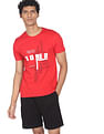 Flying Machine Pure Cotton Graphic Print T-Shirt