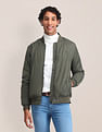 U.S. Polo Assn. Regular Fit Solid Bomber Jacket