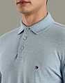 Tommy Hilfiger Solid Slim-Fit Cotton Polo T-Shirt