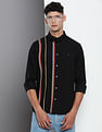 Tommy Hilfiger Vertical Striped Cotton Shirt