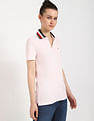 Tommy Hilfiger Solid Regular Fit Cotton Polo Shirt
