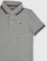 Tommy Hilfiger Kids Boys Heathered Regular-Fit Cotton Polo Shirt