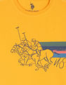U.S. Polo Assn. Kids Boys Cotton Brand Print T-Shirt