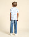 U.S. Polo Assn. Kids Boys All Over Printed Regular Fit Polo Shirt