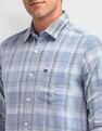 Arrow Sport Midscale Checked Manhattan Slim Fit Shirt