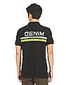 U.S. Polo Assn. Denim Co. Cotton Brand Print Polo Shirt