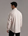 Tommy Hilfiger Striped Regular Fit Plain Woven Shirt