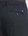 Arrow Sports Pinstriped Mid Rise Trousers