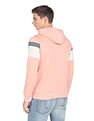 Arrow Sports Colour Block Hooded Sweatshirt