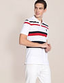 U.S. Polo Assn. Signature Stripe Pique Polo Shirt