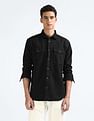 Flying Machine Brand Printed Denim Shirt