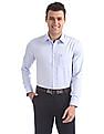 USPA Tailored Regular Fit Patterned Paisley Shirt