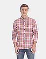 U.S. Polo Assn. Button Down Collar Long Sleeve Check Casual Shirt