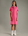 Tommy Hilfiger Cotton Polo Collar T-Shirt Dress