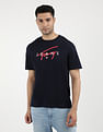Tommy Hilfiger Graphic Signature Print Twist T-Shirt