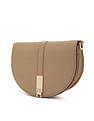 Tommy Hilfiger Solid Khaki Pu Sling Bag