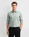 Arrow Slim Fit Plaid Checked Shirt