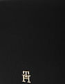 Tommy Hilfiger Solid Black PU Bag