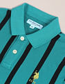 U.S. Polo Assn. Vertical Stripe Pique Polo Shirt