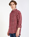 Tommy Hilfiger Kids Relaxed Fit Tartan Checked Shirt
