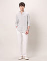 U.S. Polo Assn. Denim Co. Pure Cotton Poplin Mandarin Shirt