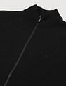Calvin Klein Jeans Merino Rws Zip Through Solid Sweater
