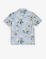 Tommy Hilfiger Kids Boys Printed Regular Fit Cotton Shirt