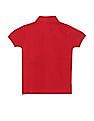 U.S. Polo Assn. Kids Ribbed Collar Branded Polo Shirt