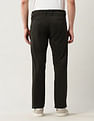 Arrow Sport Solid Slim Fit Twill Trousers