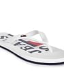 Tommy Hilfiger Women White Rubber Thong Beach Sandals