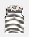 Tommy Hilfiger Kids Girls Stripe Regular Fit Polo