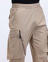 Flying Machine Jogger Fit Solid Cargo Trousers