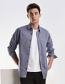 Calvin Klein Jeans Solid Slim Fit Satin Woven Shirt
