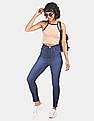 Flying Machine Women Twiggy Super Skinny Fit Whiskered Jeans