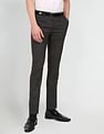 Arrow Heathered Hudson Tailored Fit Trousers