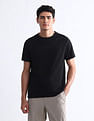 USPA Active Brand Embossed Slim Fit T-Shirt