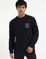 Tommy Hilfiger Aop Relaxed-Fit Cotton Sweater