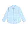 U.S. Polo Assn. Kids Boys Tartan Checked Regular Fit Shirt