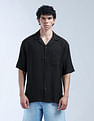 Flying Machine Solid Oversized Fit Digitopia Shirt