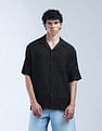 Flying Machine Solid Oversized Fit Digitopia Shirt