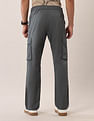 U.S. Polo Assn. Denim Co. Mid Rise Solid Straight Fit Cargos